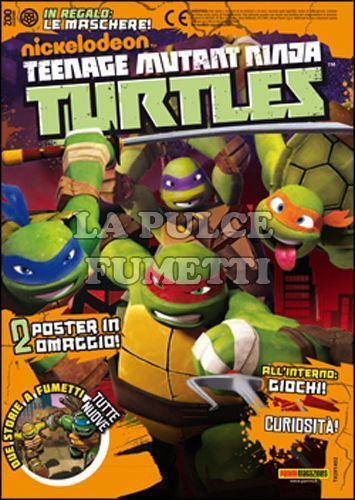 TARTARUGHE NINJA #     2 - TEENAGE MUTANT NINJA TURTLES MAGAZINE 2 + MASCHERE